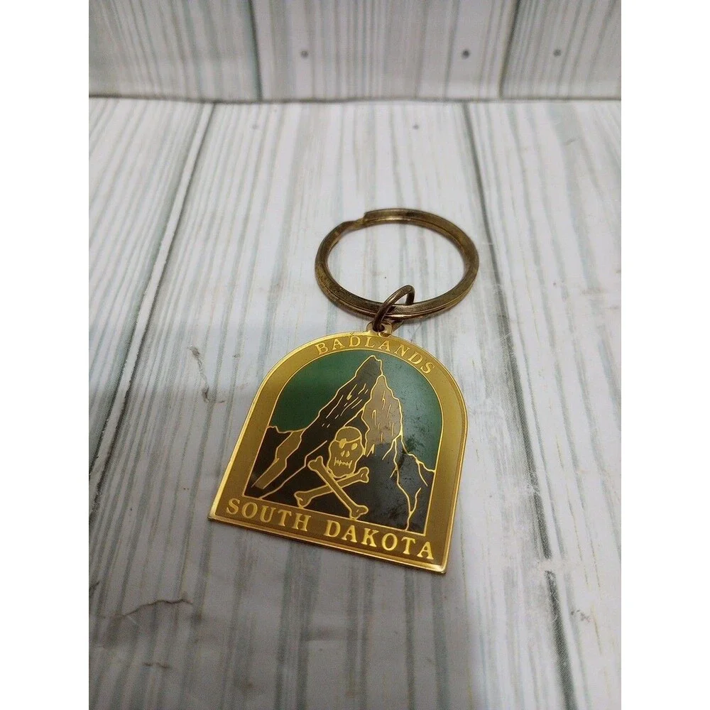 Badlands South Dakota Keychain Vintage